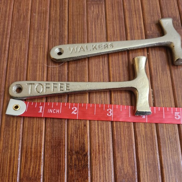 Pair of  Vintage 60's Walkers Cast Metal Toffee Hammers - Picture 3 of 3